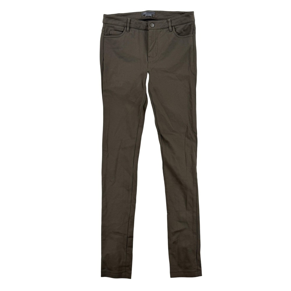 Vince Jegging Pants Womens 4 Green Ponte Slim Stretch Casual Work Office